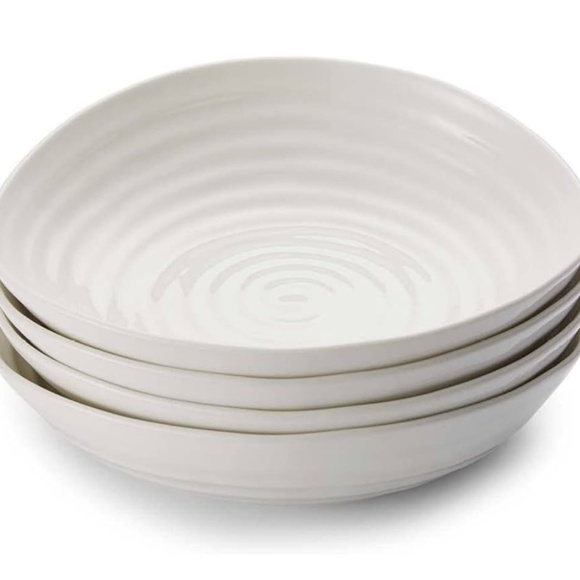 Sophie Conran for Portmeirion Coupe Pasta Bowls 9.25” x 6 - Picture 2 of 3